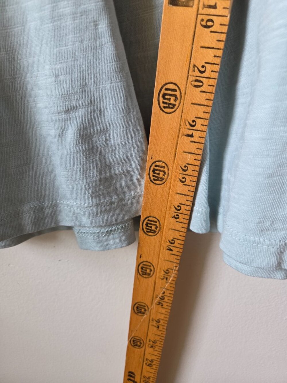 EUC J CREW COTTON BABY BLUE FLUTTER SLEEVES BRODERIE ANGLAISE TOP SIZE M - Picture 14 of 14